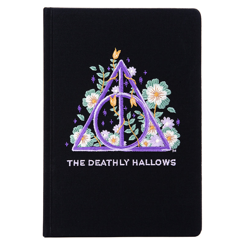 Harry Potter: Deathly Hallows Embroidered Journal