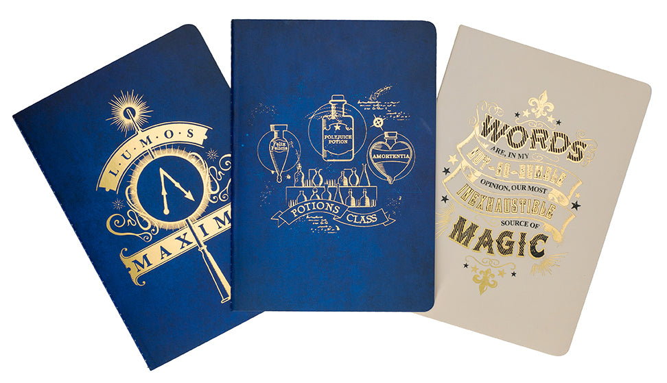 Harry Potter: Spells and Potions Planner Notebook Collection (Set of 3)