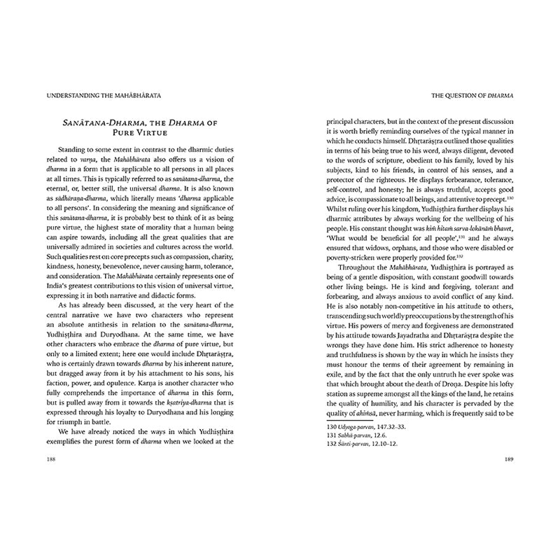 Light on the Mahabharata