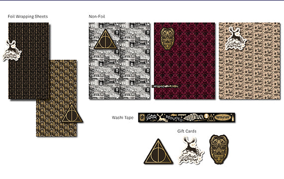 Harry Potter: Dark Arts Gift Wrap Stationery Set