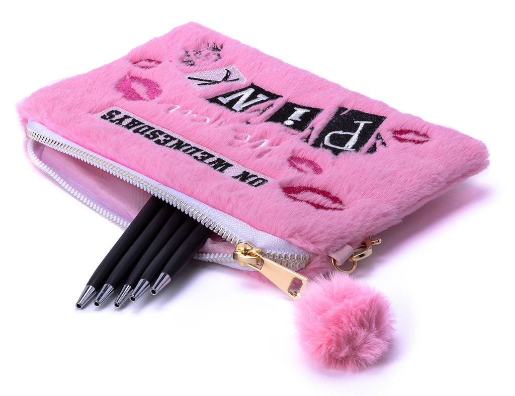 Mean Girls: On Wednesdays We Wear Pink Plush Accessory Pouch