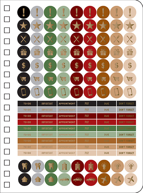 2025 The Sopranos 13-Month Weekly Planner