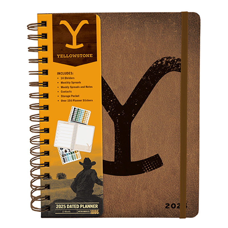 2025 Yellowstone: The Dutton Ranch 13-Month Weekly Planner