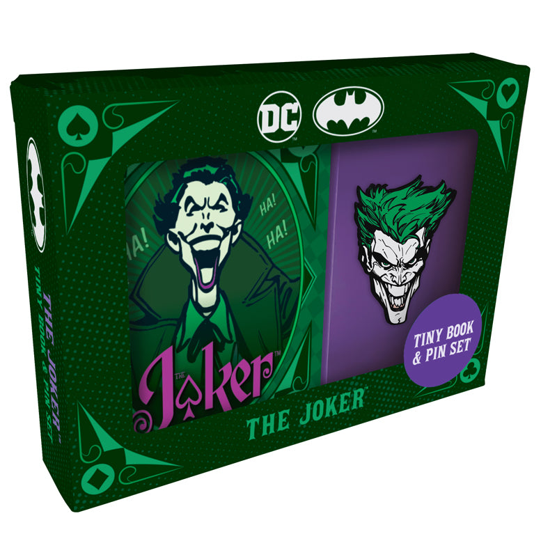 DC Comics: The Joker Tiny Book and Pin Set