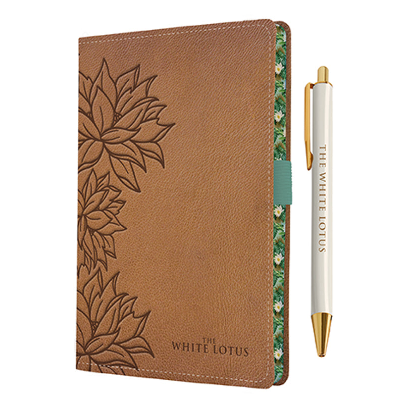 The White Lotus Journal and Pen Set