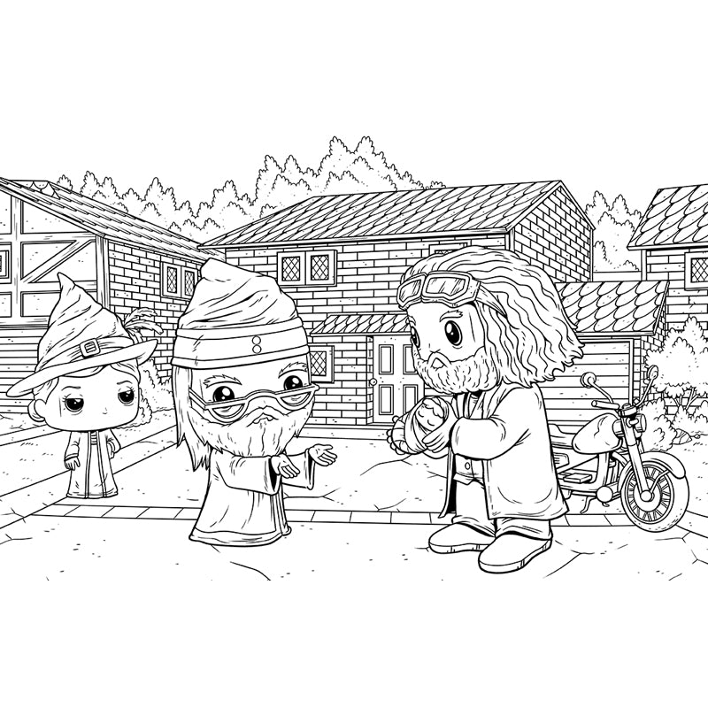 Funko Pop! Harry Potter and the Sorcerer's Stone: The Official Coloring Book