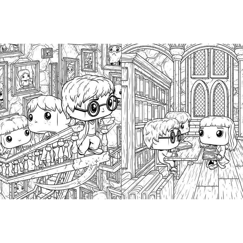 Funko Pop! Harry Potter and the Sorcerer's Stone: The Official Coloring Book