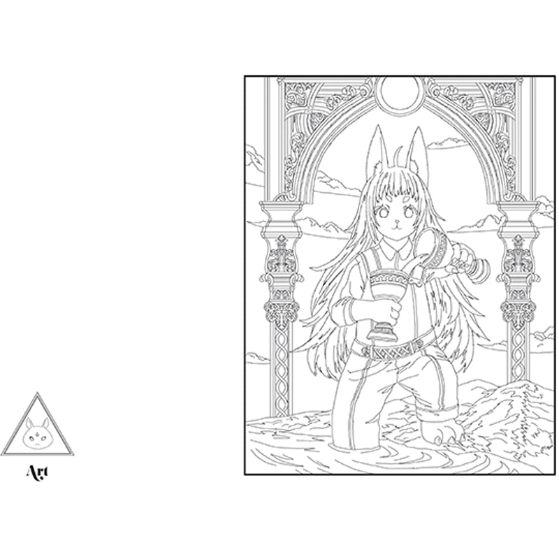 The Anime Tarot Coloring Book