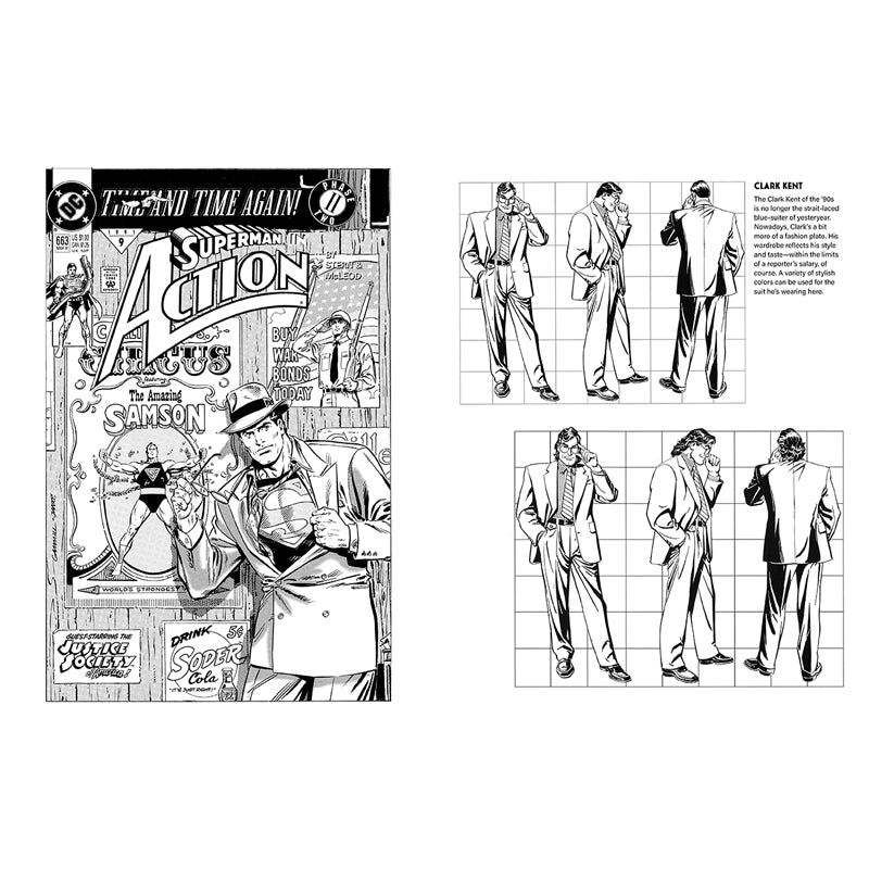 Superman: Ultimate '90s Flashback Official Coloring Book