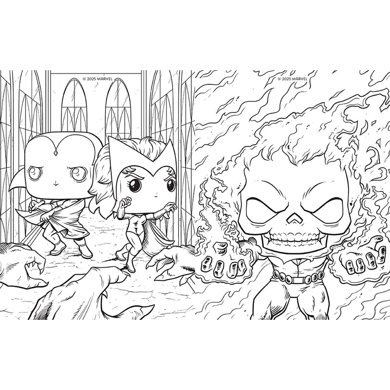 Marvel: The Official Avengers Funko POP! Coloring Book