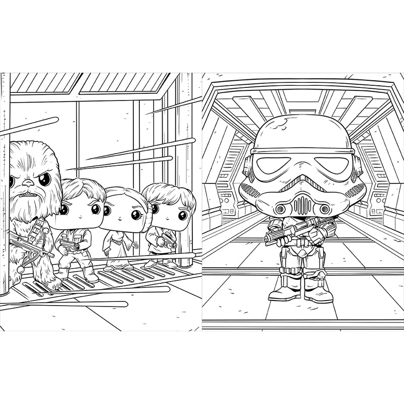 Star Wars: The Official Funko POP! Coloring Book