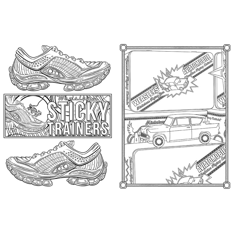 Harry Potter: Magical Artifacts Coloring Book