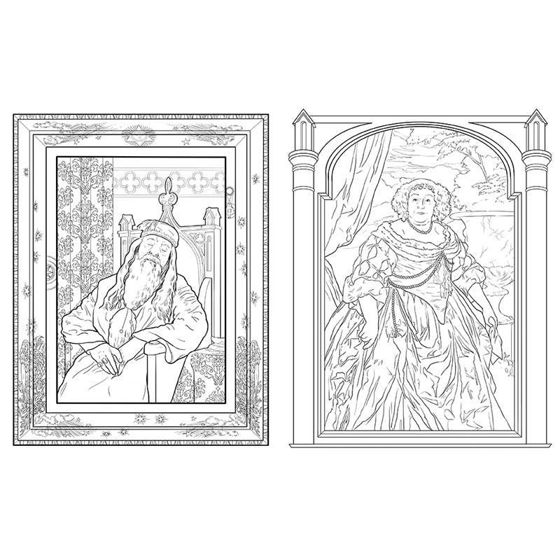 Harry Potter: Magical Places and Characters Coloring Book