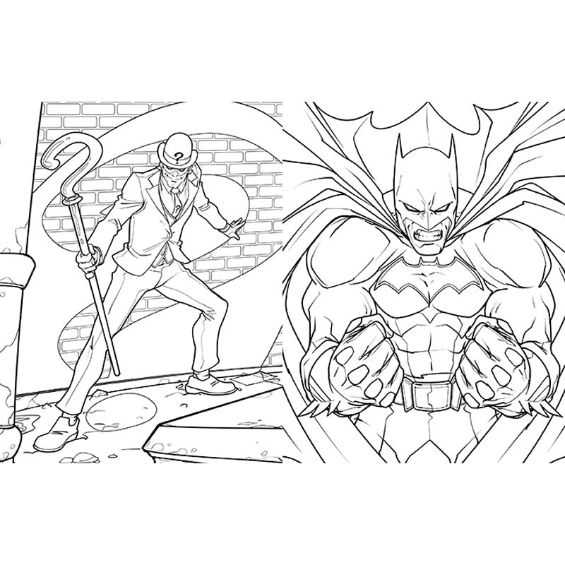 Batman Mini Coloring Set