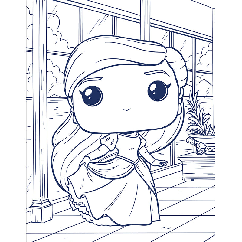 Disney Princess: The Official Funko POP! Coloring Book