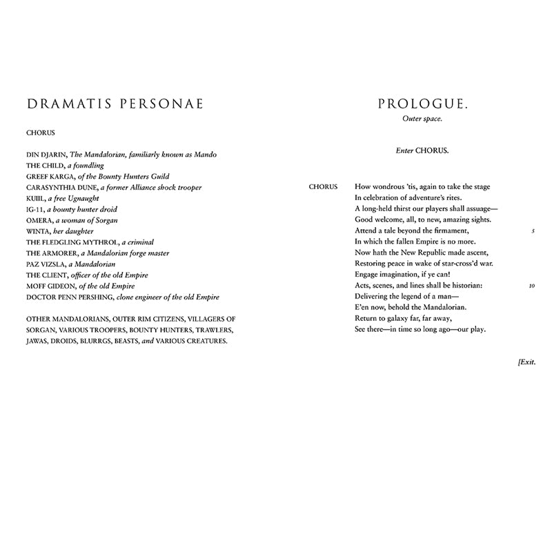 William Shakespeare’s Star Wars: The Mandalorian of Nevarro