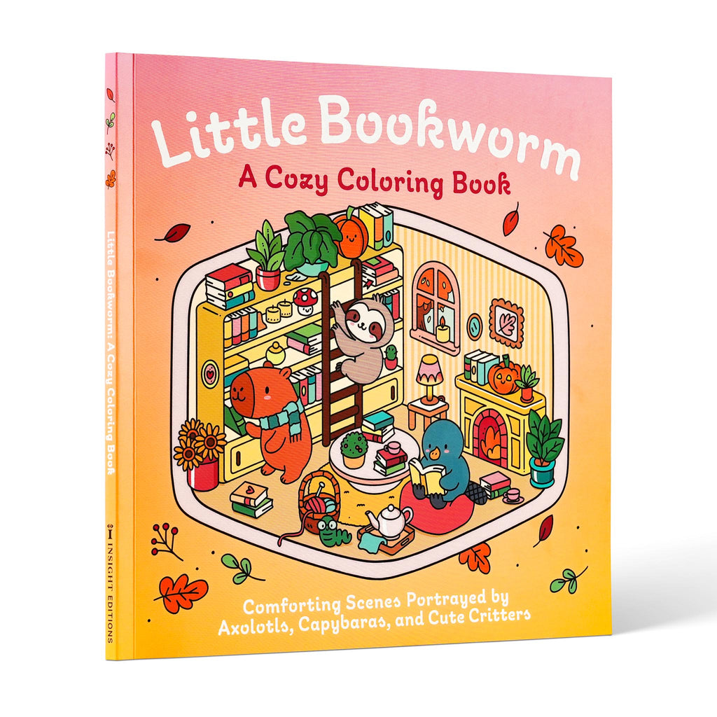 Little Bookworm: A Cozy Coloring Book