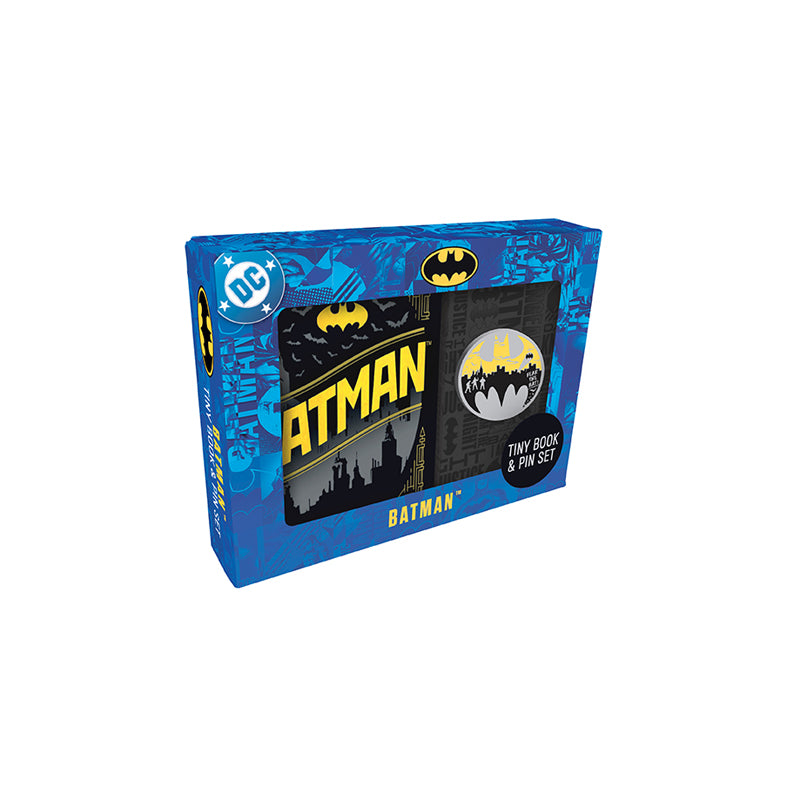 DC Comics: Batman Tiny Book and Pin Set