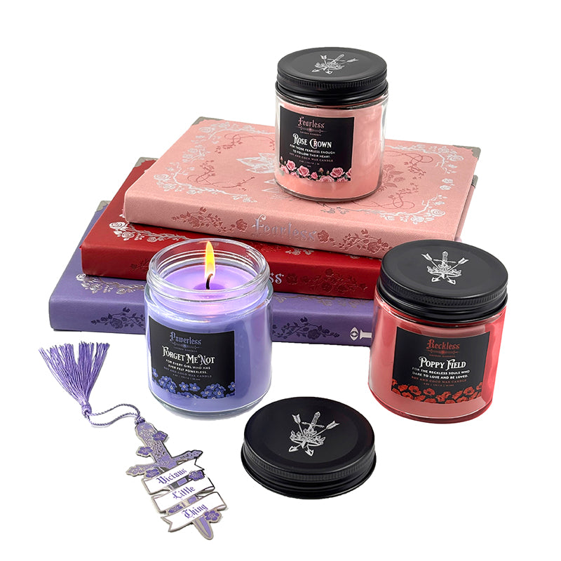 Lauren Roberts: Powerless Trilogy Scented Glass Candle Set (Set of 3)