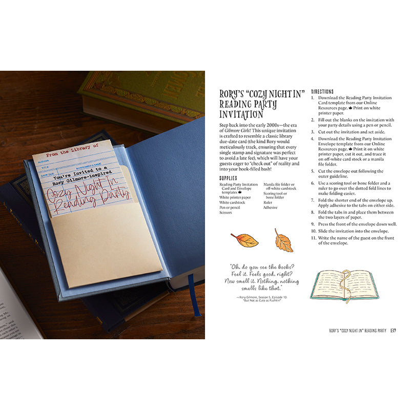 Gilmore Girls: The Official Autumn Festival Cookbook and Entertaining Guide