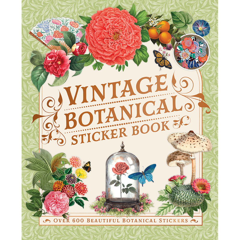 Vintage Botanical Sticker Book