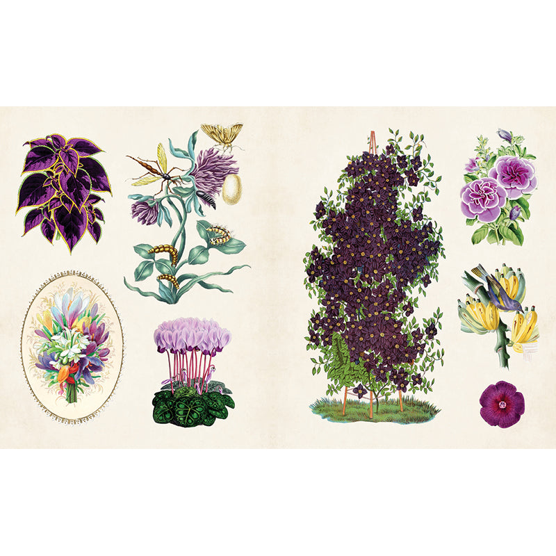 Vintage Botanical Sticker Book
