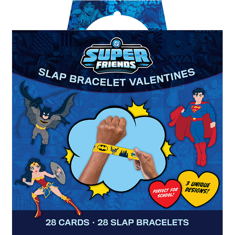 DC: Super Friends Slap Bracelet Valentines