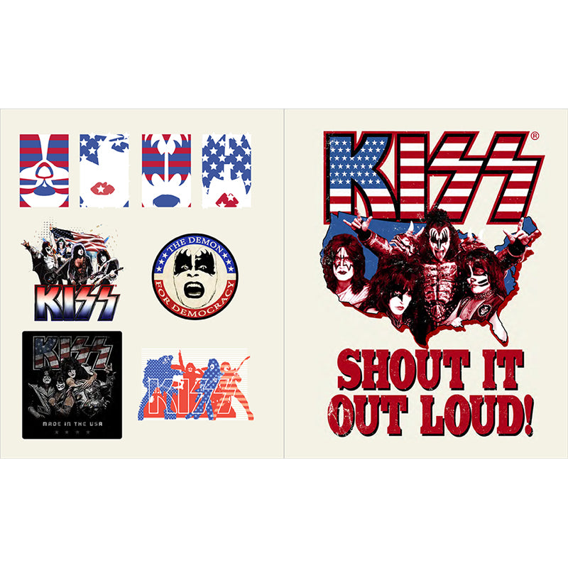KISS Deluxe Sticker Book