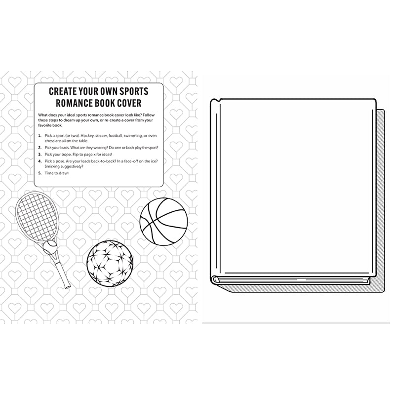 I Love Sports Romance Coloring and Activity Book