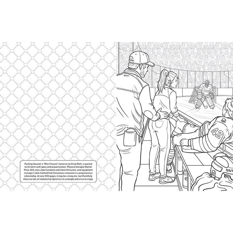 I Love Sports Romance Coloring and Activity Book