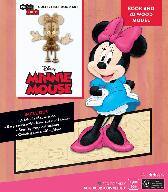 IncrediBuilds: Disney: Minnie Mouse Book and 3D Wood Model