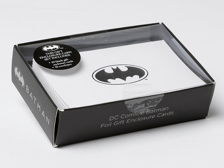 DC Comics: Batman Foil Gift Enclosure Cards (Set of 10)
