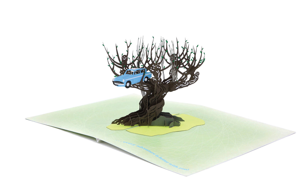 Harry Potter: Whomping Willow Friendship Signature Pop-Up Card