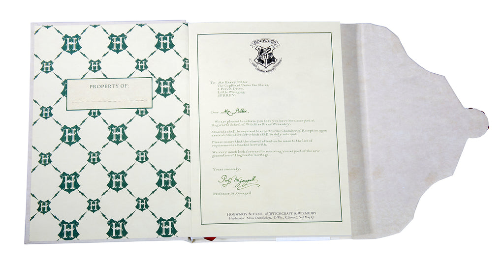 Harry Potter: Hogwarts Acceptance Letter Hardcover Ruled Journal