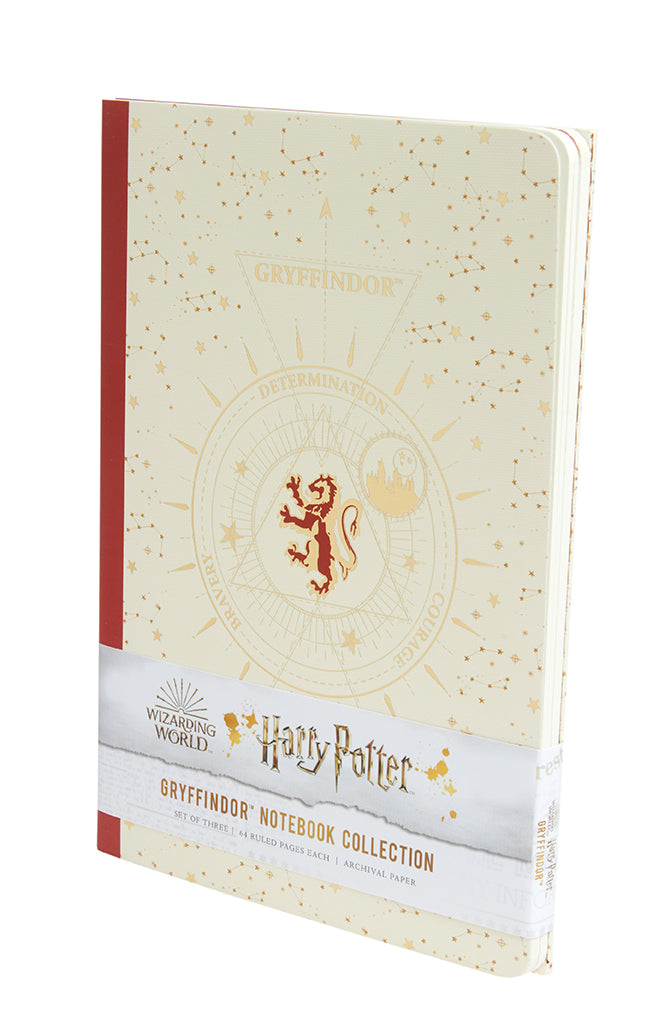 Harry Potter: Gryffindor Constellation Sewn Notebook Collection (Set of 3)