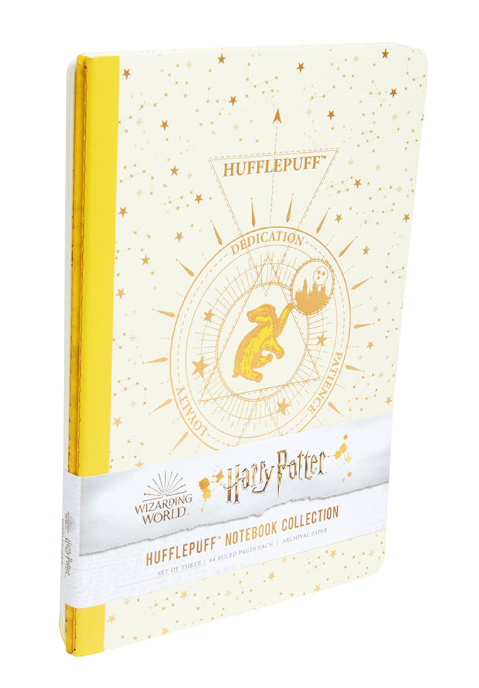 Harry Potter: Hufflepuff Constellation Sewn Notebook Collection (Set of 3)