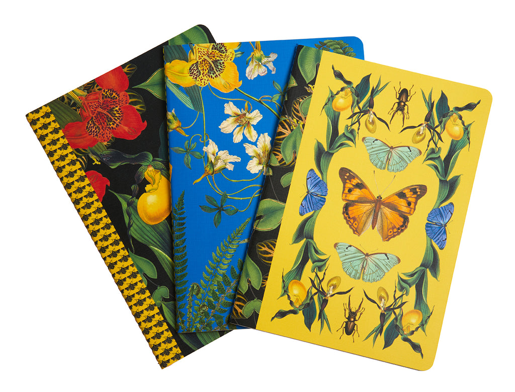 Art of Nature: Botanical Sewn Notebook Collection (Set of 3)