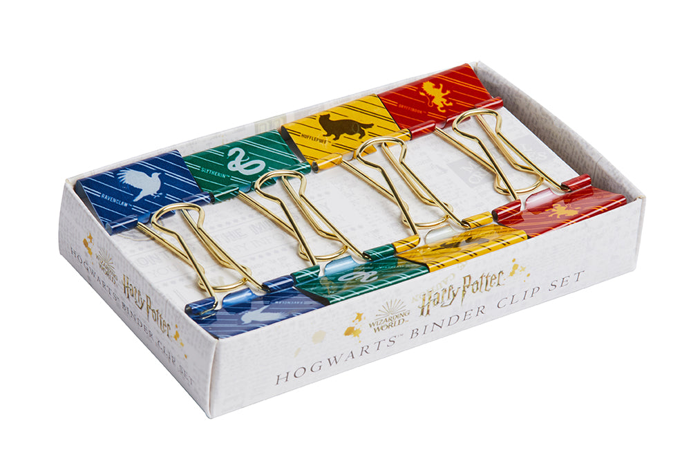 Harry Potter: Hogwarts Binder Clips (Set of 8)