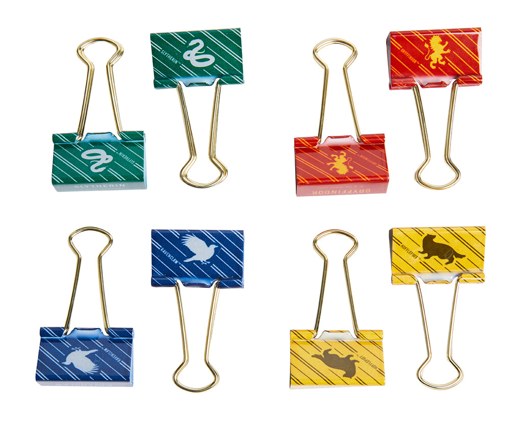 Harry Potter: Hogwarts Binder Clips (Set of 8)