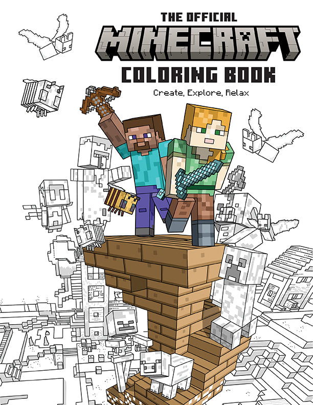The Official Minecraft Coloring Book: Create, Explore, Relax!