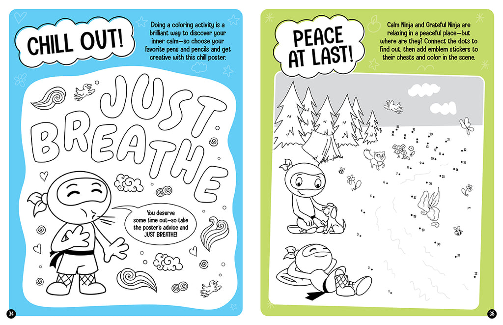 Ninja Life Hacks: Calm Ninja Activity Book