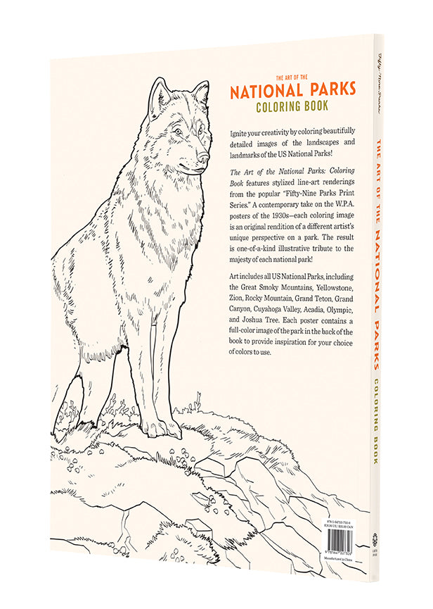 The Art of the National Parks Coloring Book
