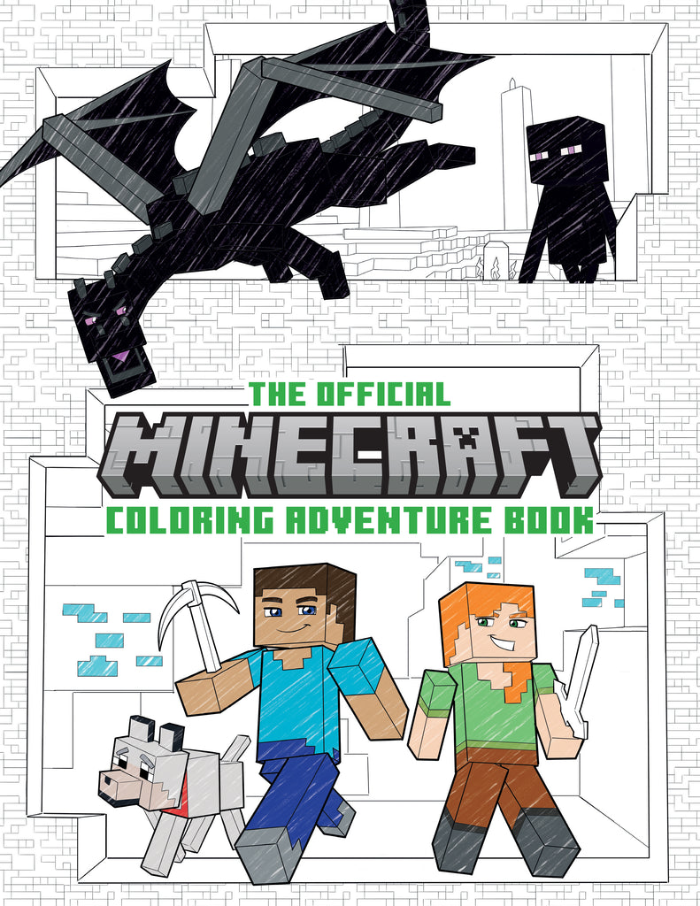 The Official Minecraft Coloring Adventures Book: Create, Explore, Color!