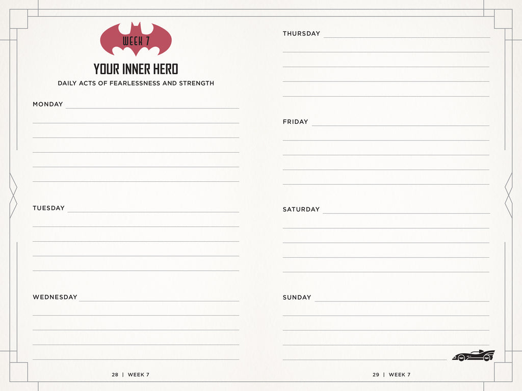 Batman: Fearless: The Official Guided Journal for Embracing Your Inner Superhero